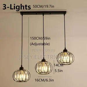 Kshsaa Triple Pendentif Lumières