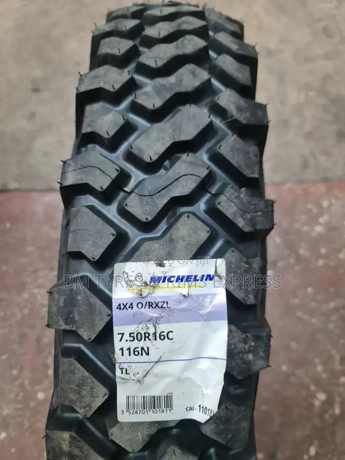750 R16 Michelin Tyres (Diff) France.