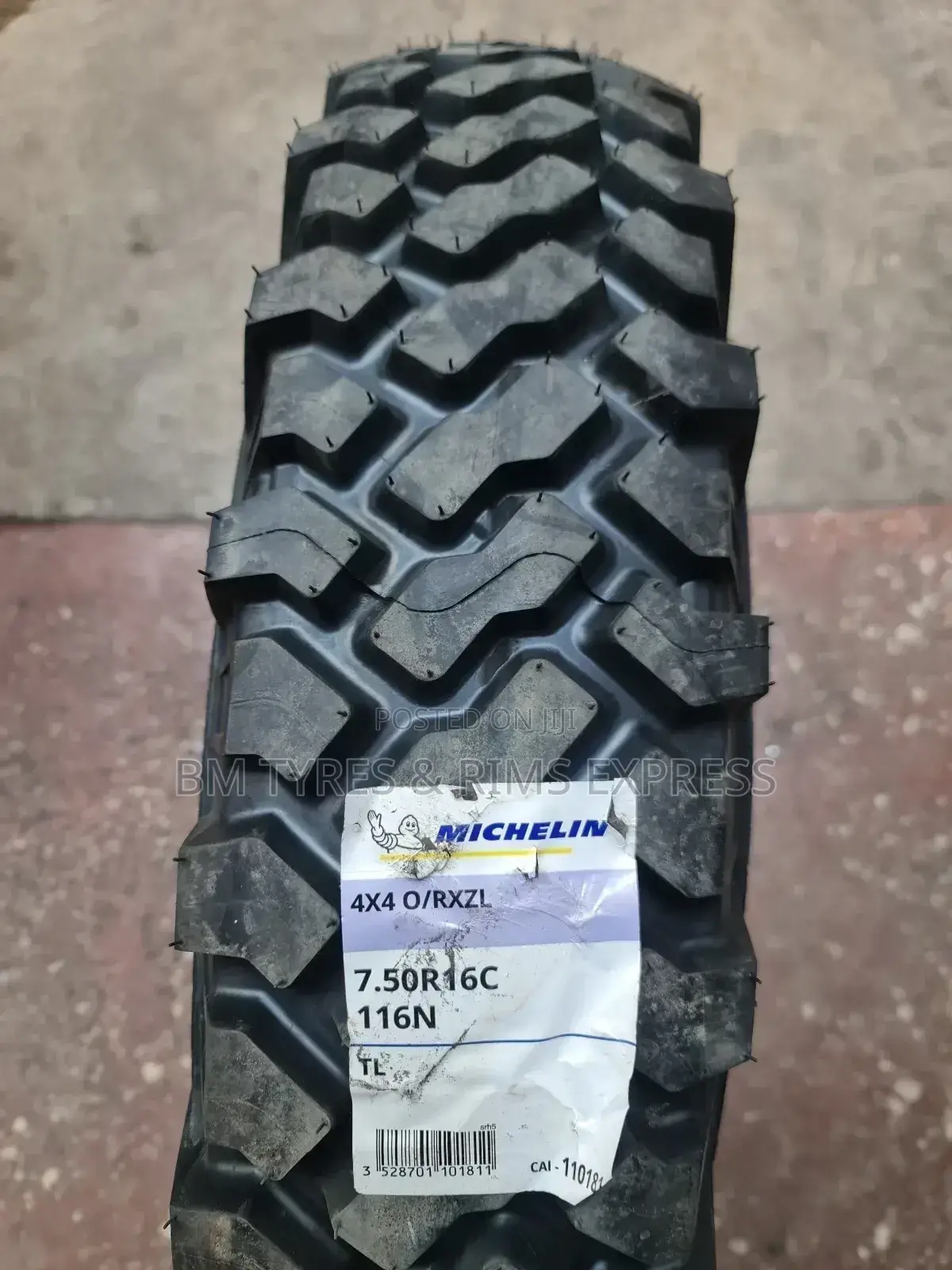 750 R16 Michelin Tyres (Diff) France.