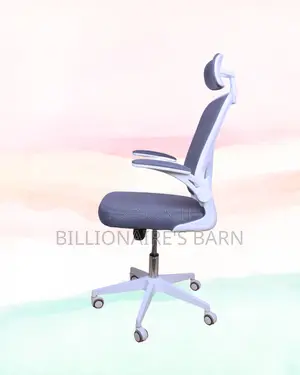 White Ergonomic Office Chair | Sleek Lumbar Support