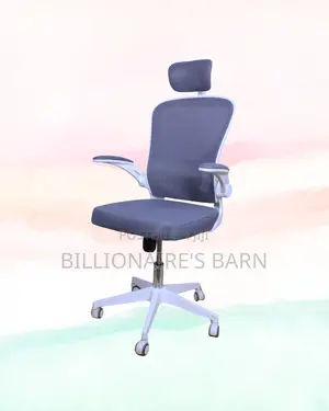 White Ergonomic Office Chair | Sleek Lumbar Support