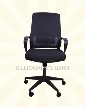Supportive Black Ergonomic Mesh Office Chair | Nylon Castors