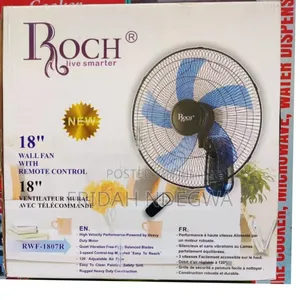 *Roch Wall Fan 18" With Remote
