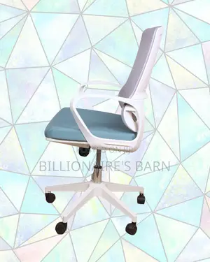 Comfy White Ergonomic Mesh Office Chair | Lumbar Support