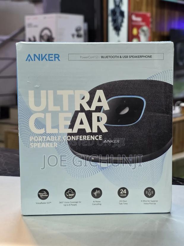 Anker Powerconf S3 Bluetooth Speakerphone, Enhanced Voice Pickup