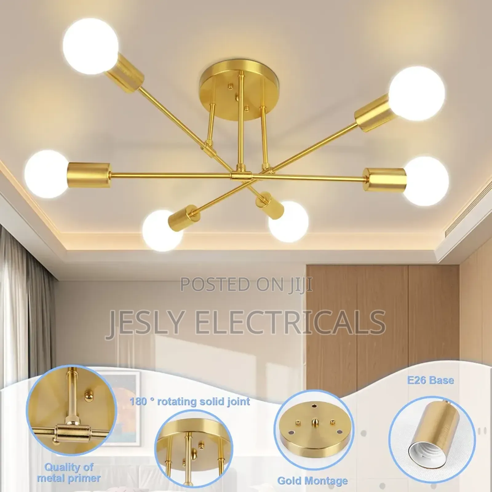 Canmeijia Sputnik Chandelier Modern