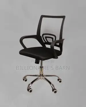 Secretarial Mesh Office Chair | Heavy-Duty Padded Armrests