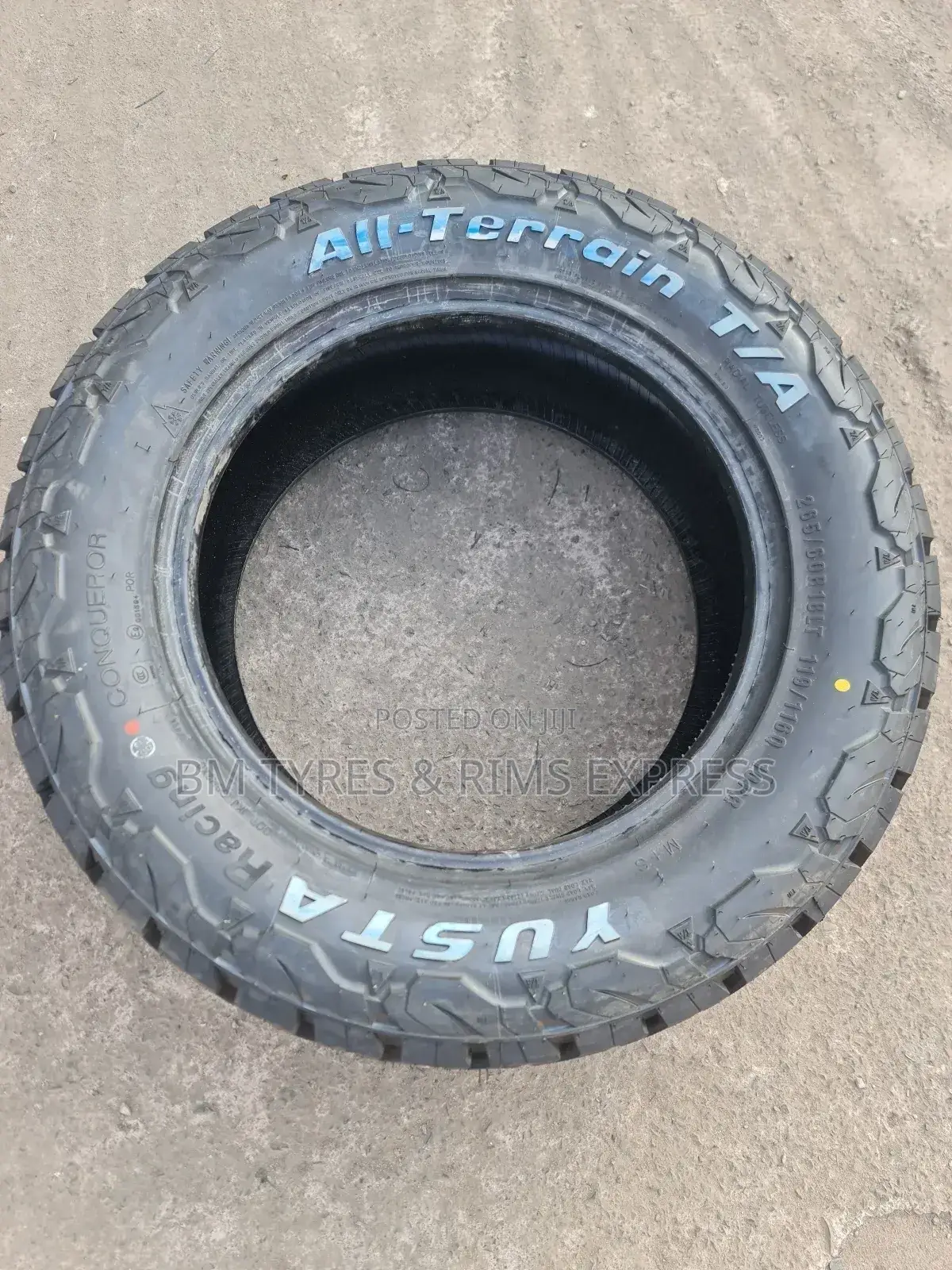 265 /60 R18 Yusta (Racing) 4x4.