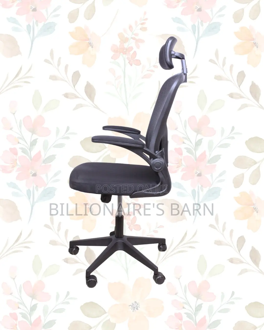 Comfy Grey Ergonomic Office Chair — Easy to Clean