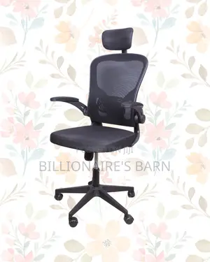 Comfy Grey Ergonomic Office Chair — Easy to Clean