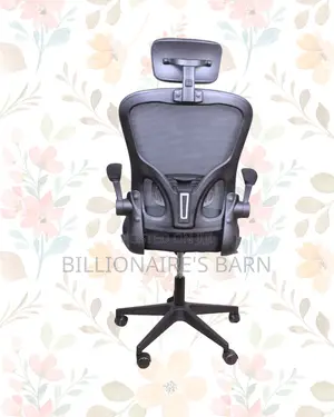 Comfy Grey Ergonomic Office Chair — Easy to Clean