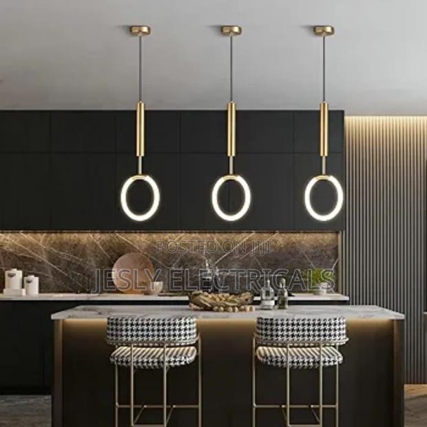 Integrated Led Pendant Light Fixture for Dining Room Ring - thumbnail 3