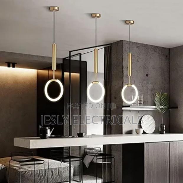 Integrated Led Pendant Light Fixture for Dining Room Ring