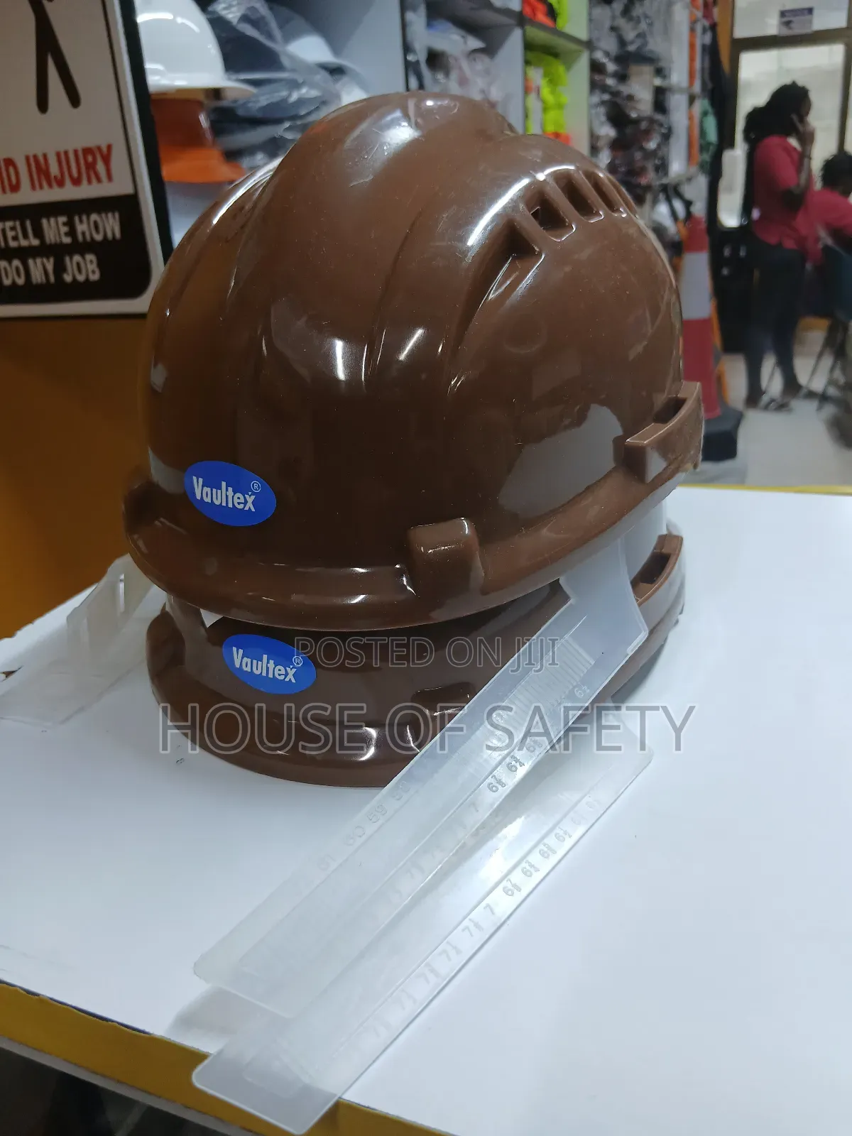 Approved Vaultex Helmets In Brown Colour