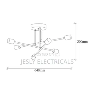 Ceiling Lamp "Makurdi" [Opv-521shn1131] | Greenice