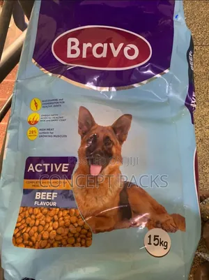 15 Kg Beef Flavour German Shepherd Bravo Dog Food.