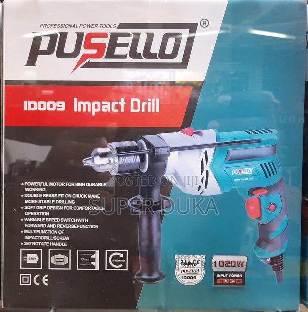 Powerful Impact Drill With Hammer. 1020 Watts.13mm Chuck.Corde Pusello