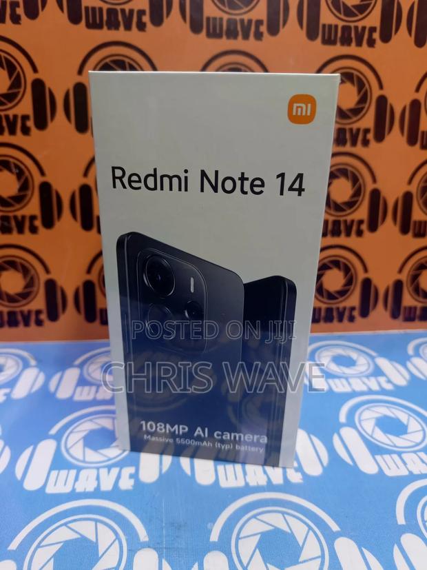 New Xiaomi Redmi Note 14 128 GB Black - main view