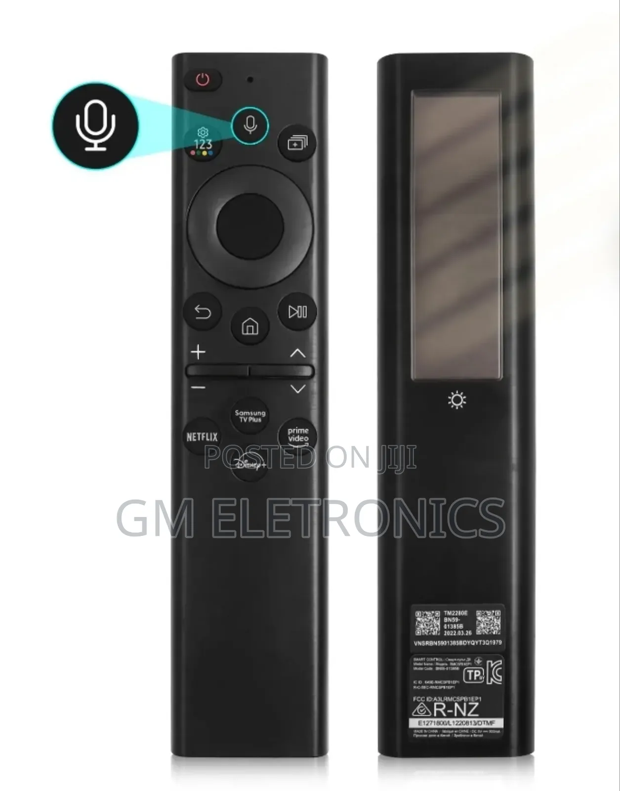 Bn59-01385a Replacement Solar Voice Remote For Samsung Tvs.