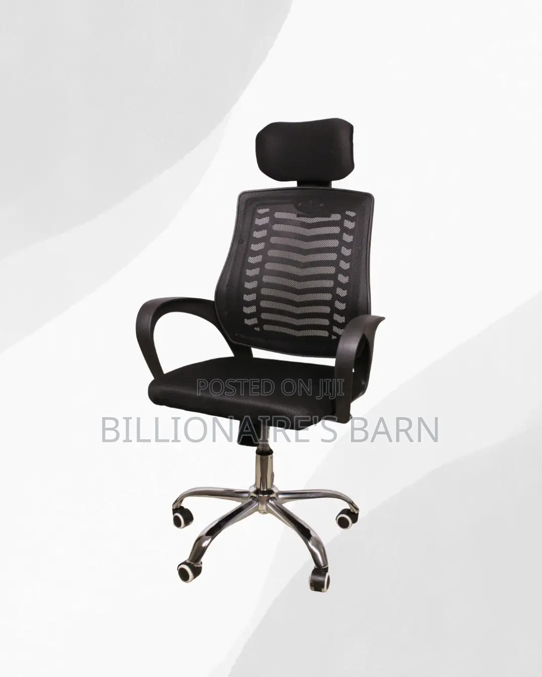Secretarial Mesh Chair (Plush) — Only a Few Left