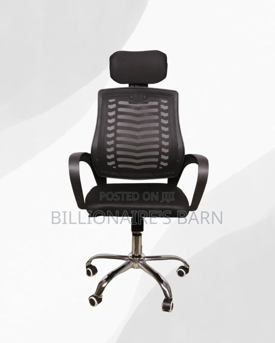 Secretarial Mesh Chair (Plush) — Only a Few Left