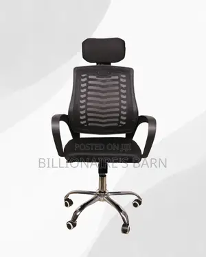 Secretarial Mesh Chair (Plush) — Only a Few Left