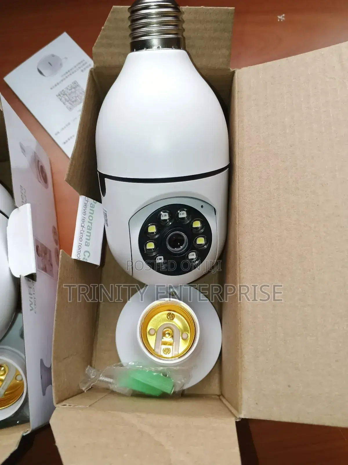 Wifi Light Bulb Camera 360° 1080p