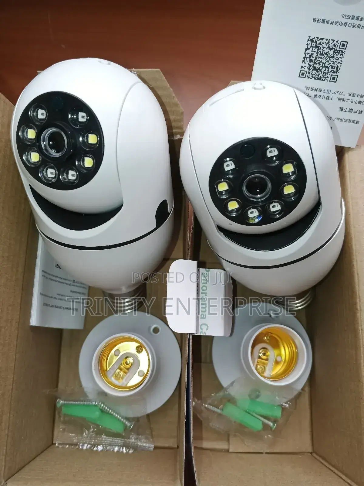 Wifi Light Bulb Camera 360° 1080p