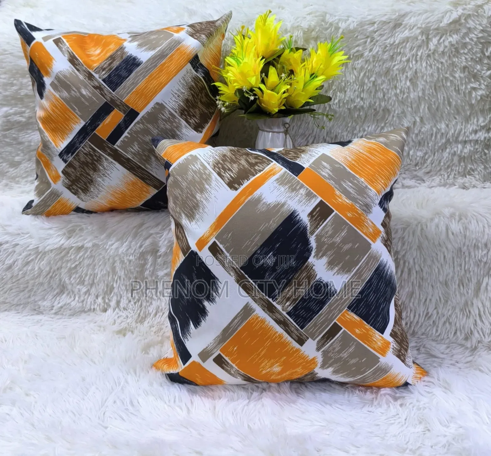 Orange Themed Mix Throwpillow Cases