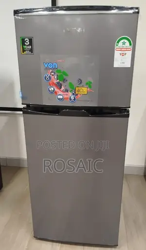 Von 175l Double Door Fridge