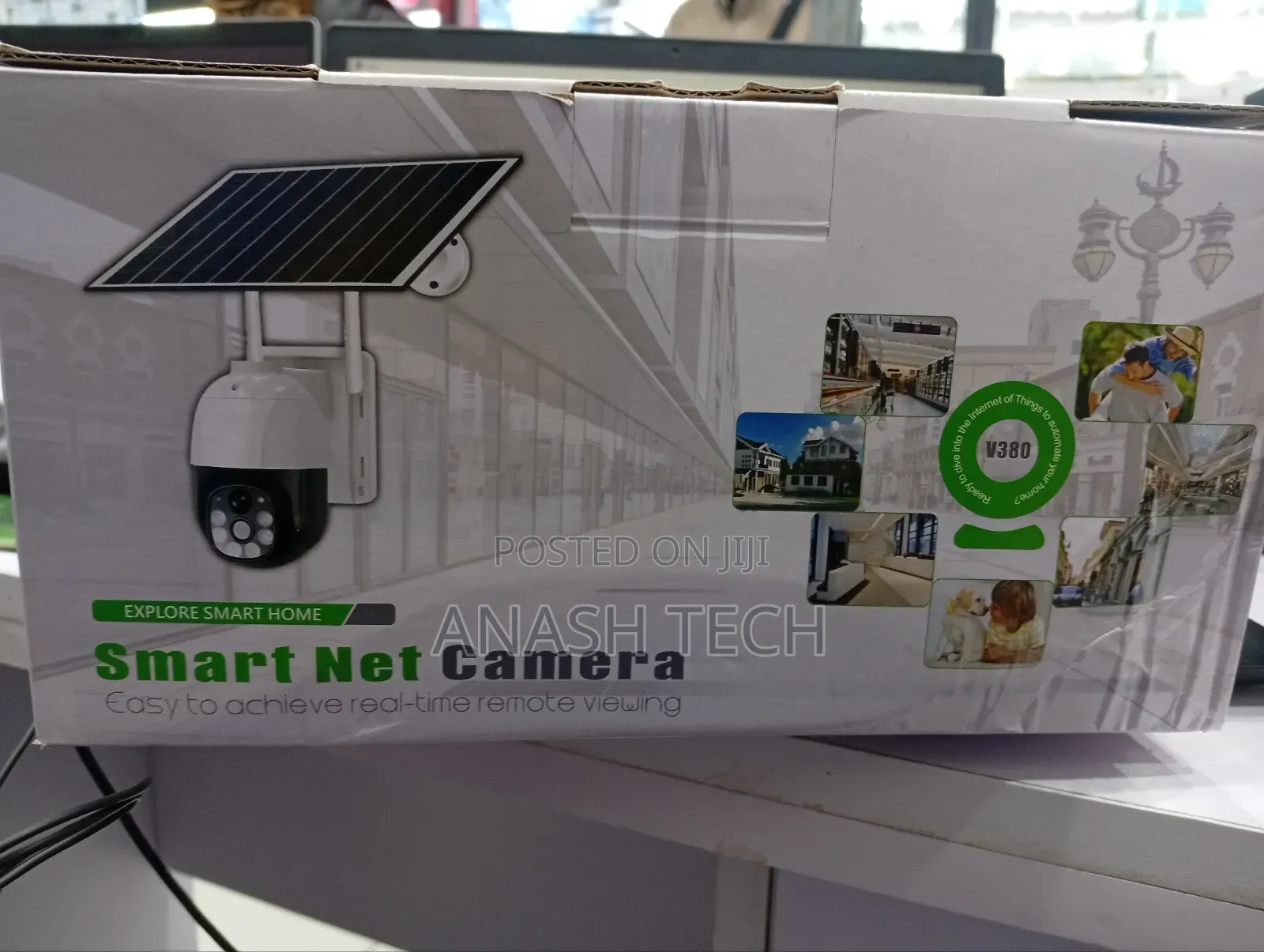 V380 Pro App 4g Simcard Single Lens Screens Solar Camera