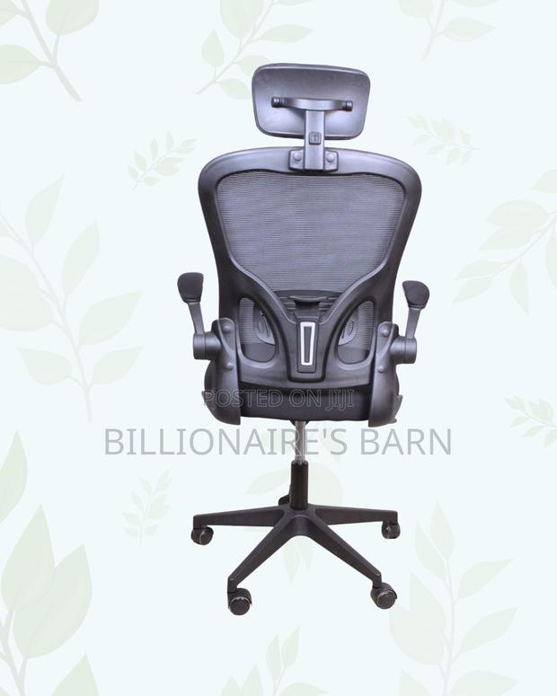 Durable Grey Ergonomic Office Chair — Smooth-Rolling Mobility - thumbnail 2