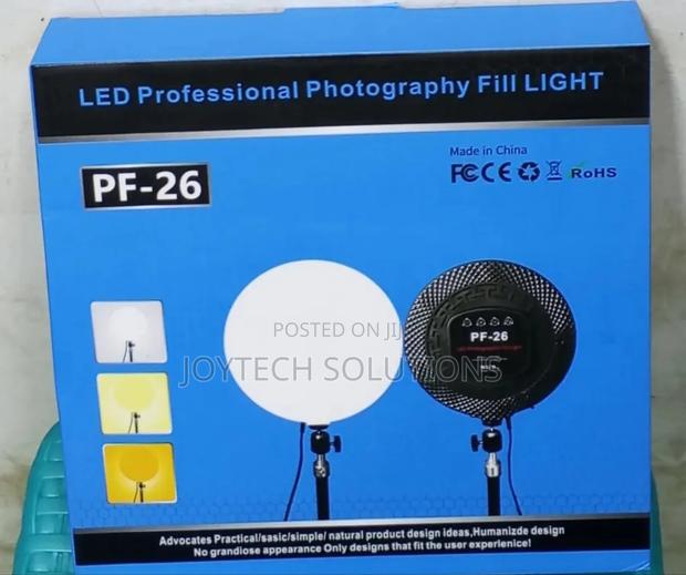 Dimmable Pf26 3 Colors Ring Light With 2.5m High Tripod - thumbnail 3