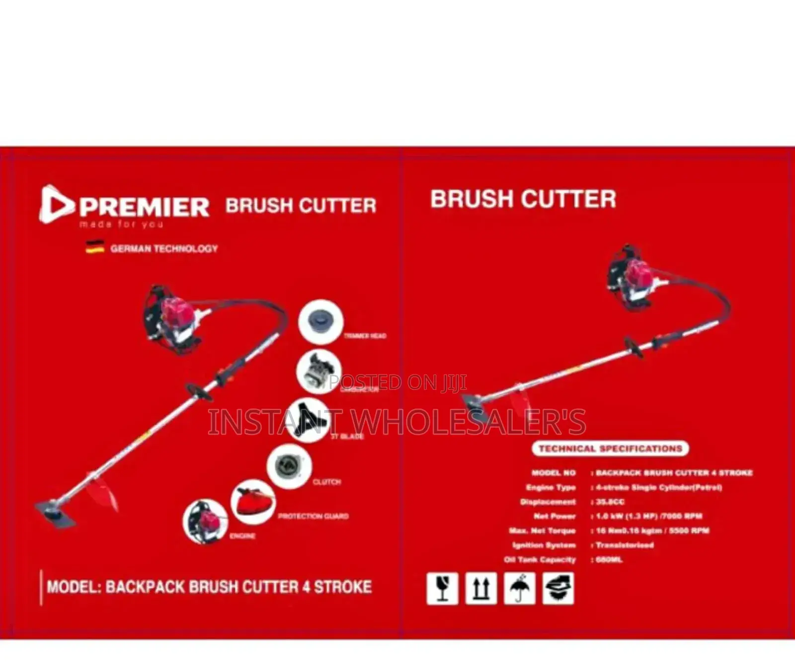 Backpack Quality Brush Cutter