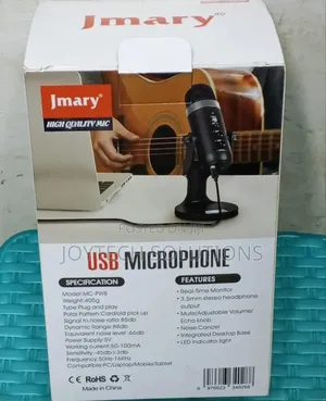 The Desk Mic Usb Jmary Plug and Play Podcast for Streaming Gaming Etc