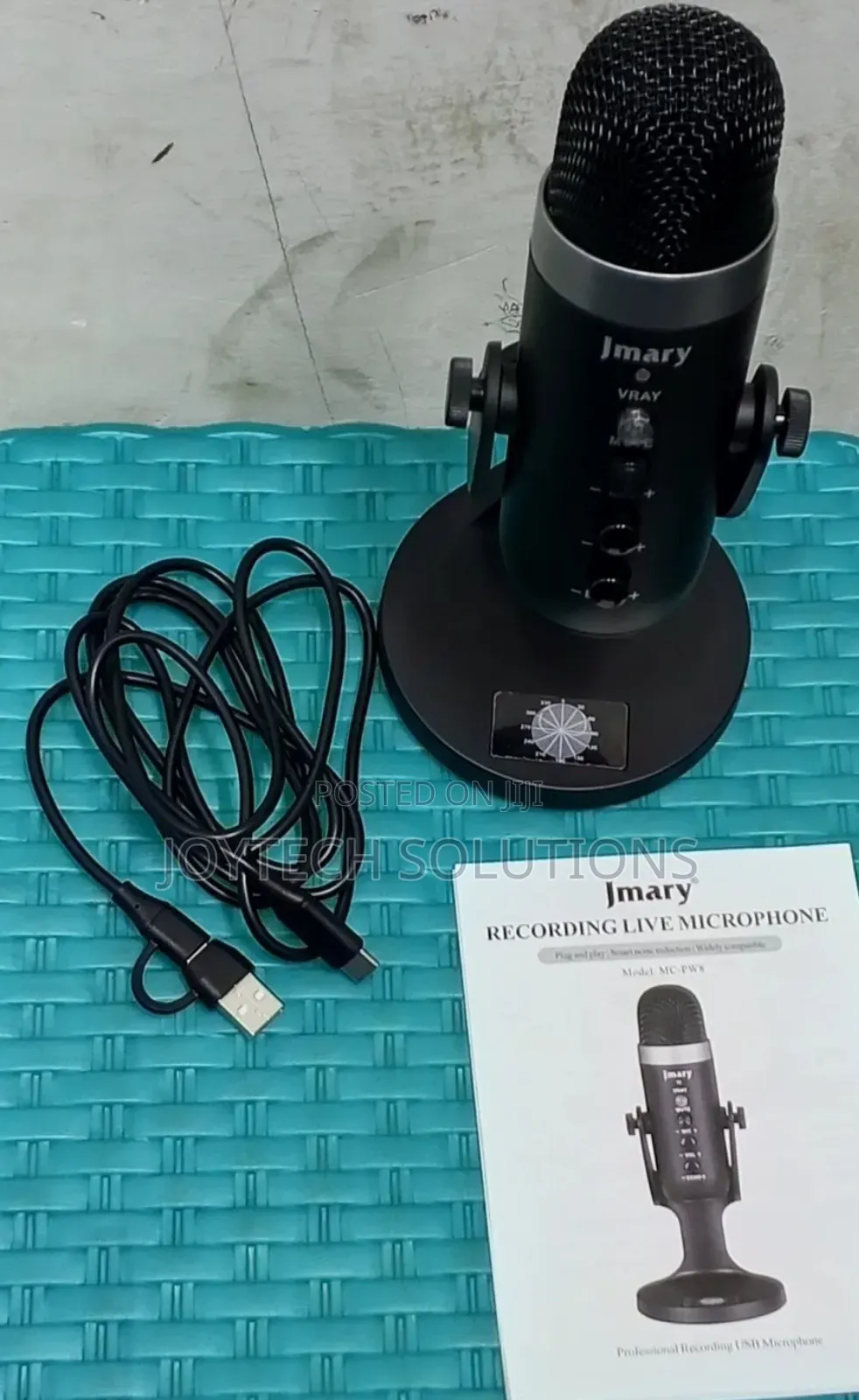 The Desk Mic Usb Jmary Plug and Play Podcast for Streaming Gaming Etc