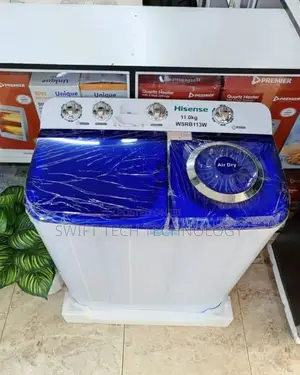 Washing Machine Hisense 11kg Twin Tub Washer White