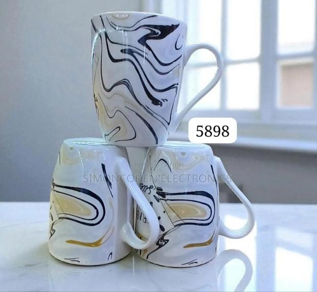 Stylish Ceramic Mug Set - main view