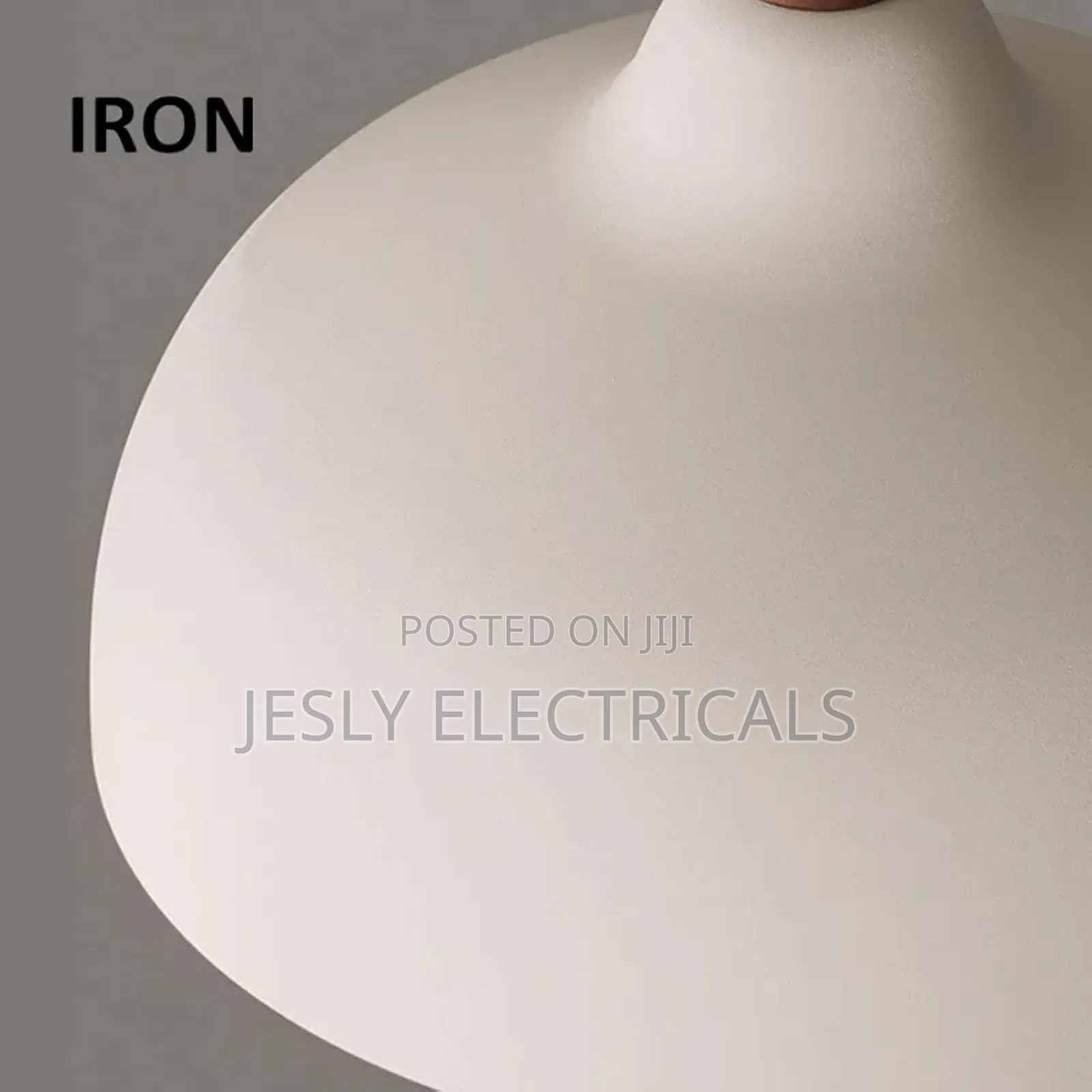 Sanbddlyy White Dome Metal Pendant Lamp