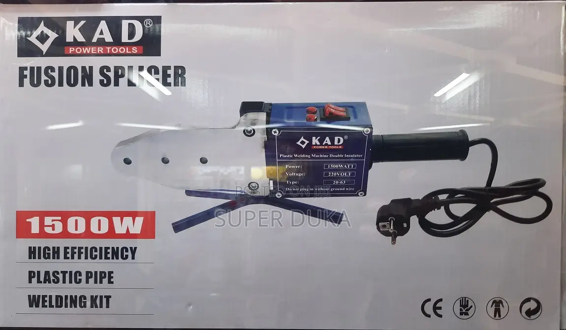 PPR Machine.1500w Fusion Splicer.Kad Plastic Pipe Welding Kit