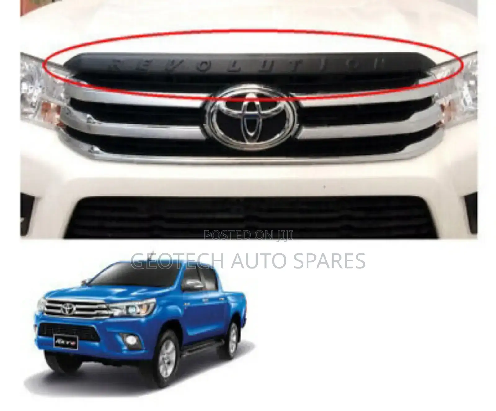 Hilux Revo Bonnet Moulding