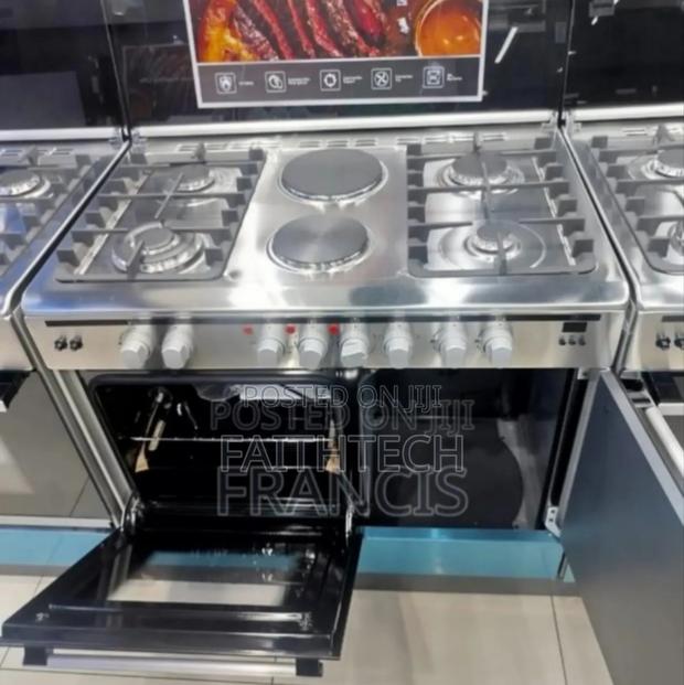 60*90 Haier 4+2 Standing Cooker With Gas Compartment