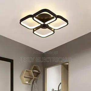 Modern Fancy Led Ceiling Lamp Square Nordic