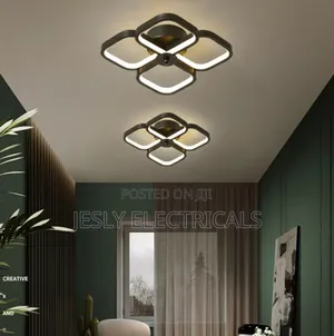 Modern Fancy Led Ceiling Lamp Square Nordic