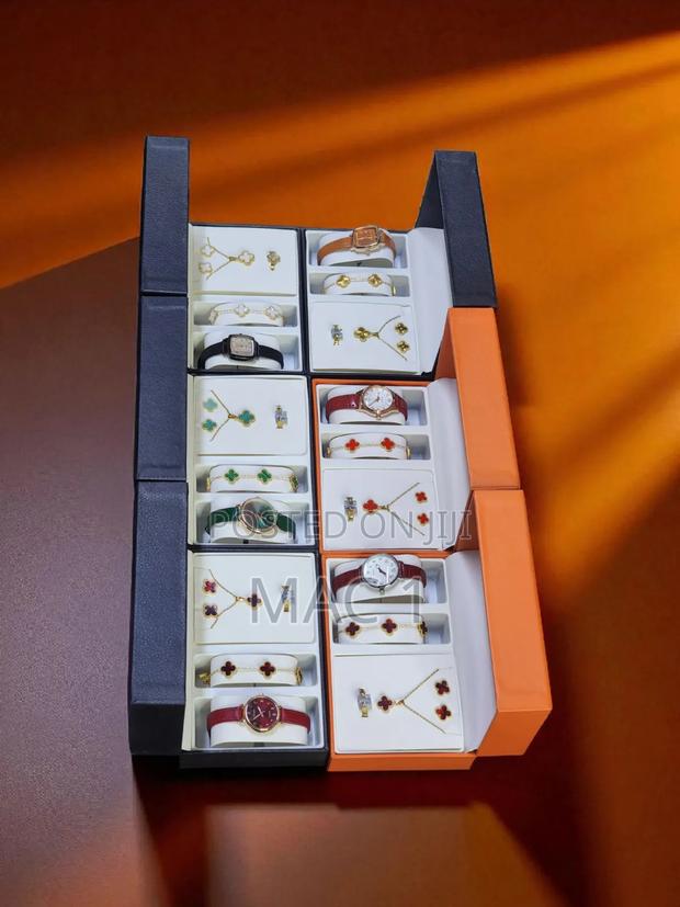 6 PCS Ladies Gift Sets / Earings , Watch , Bracelet , Necklace , Ring - main view