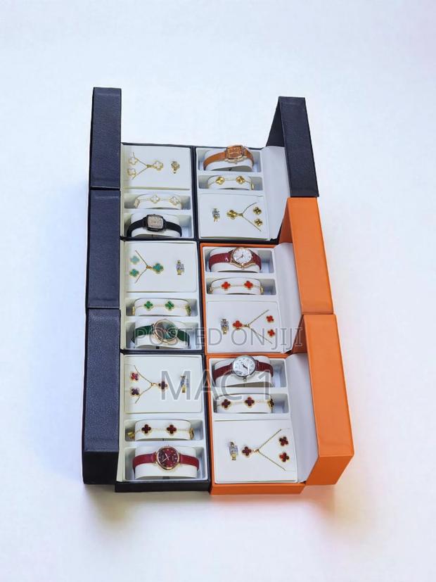6 PCS Ladies Gift Sets / Earings , Watch , Bracelet , Necklace , Ring - thumbnail 3