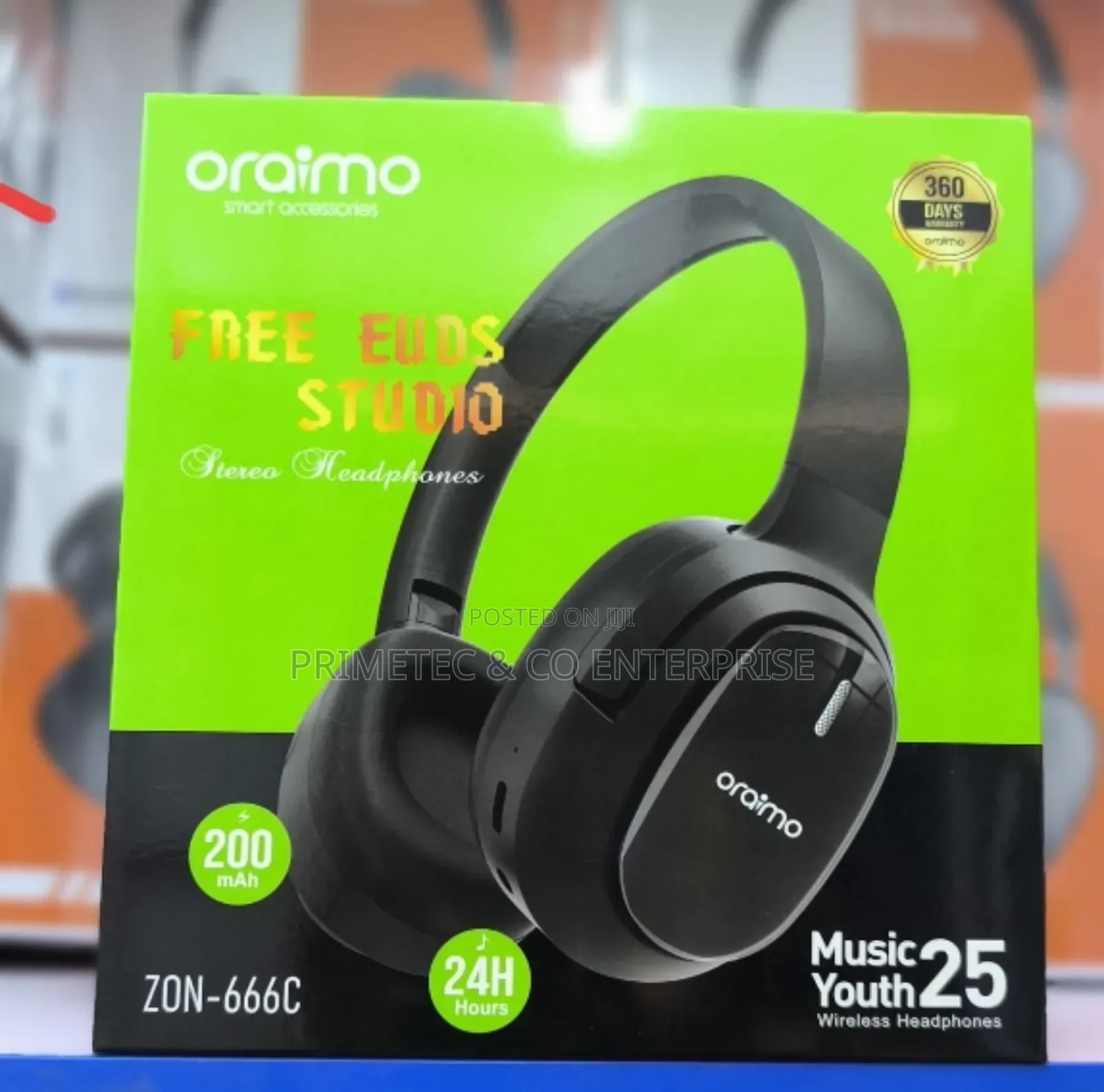 Oraimo Stereo Headphones Zon-666c