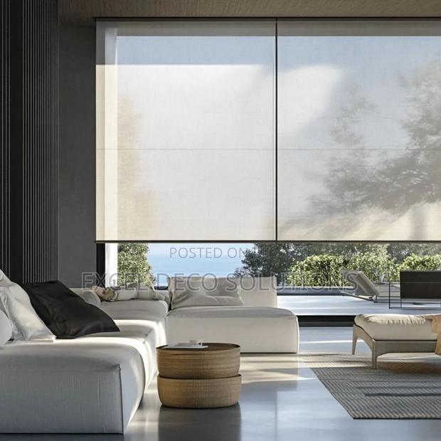 Sleek Sunscreen Roller Blinds – Perfect for Apartments Offices