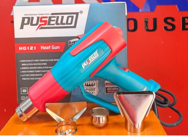 Heat Gun. 2000w High Quality Heavy Duty Pusello Hg121 Hot Air Gun