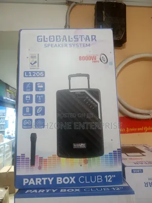 Globalstar L1260 Portable Club 12 Inches Trolley Portable Speaker 
